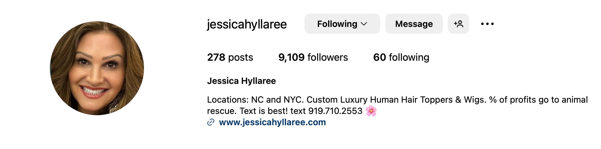 Instagram screenshot